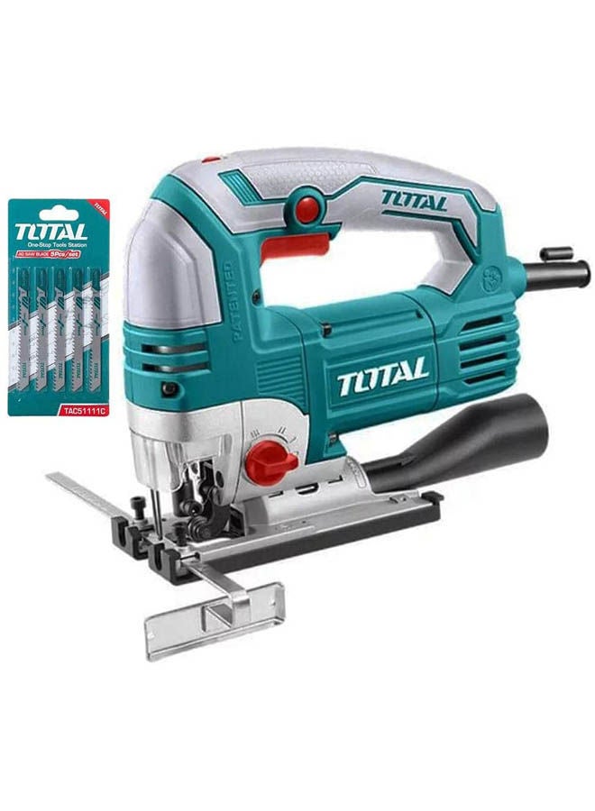 TOTAL Jigsaw 800 W 5 Weapons Model Ts2081356 Blue 