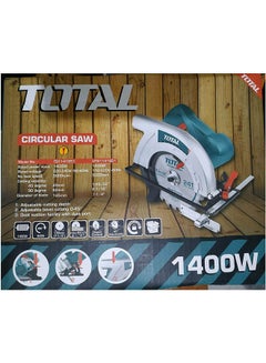TOTAL Circular Saw 1400W Blue 