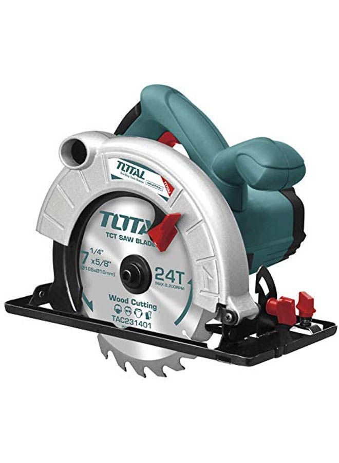TOTAL Electric Circular Saw And Cutter (1400W) Blue