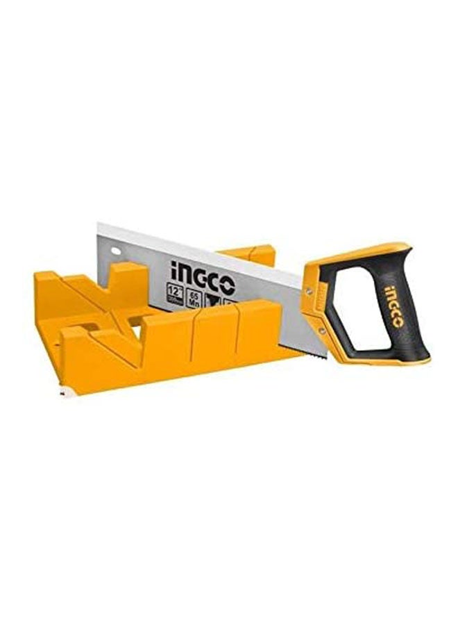 INGCO - Mitre Box And Back Saw Set Hmbs3008 Silver - Image 1