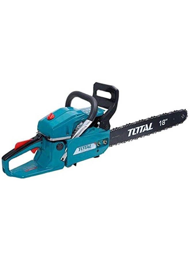 TOTAL Gasoline Chain Saw 46 Cc Green - Image 1