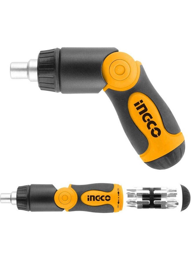 INGCO Screwdriver 2-Way 13 Magnetic Head Orange