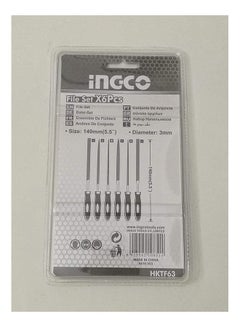INGCO File Set 6 Pcs Mini Orange 5.5mm  - Image 2