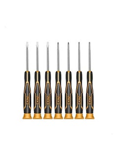 INGCO Hksd0718 Precision Screwdriver Set- 7 Pieces Multicolour 