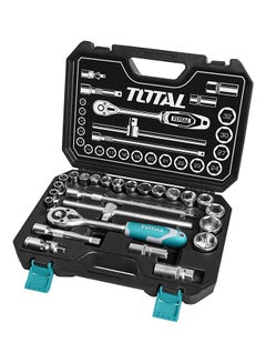 TOTAL Tools Socket Set 25 Pcs Black  - Image 1