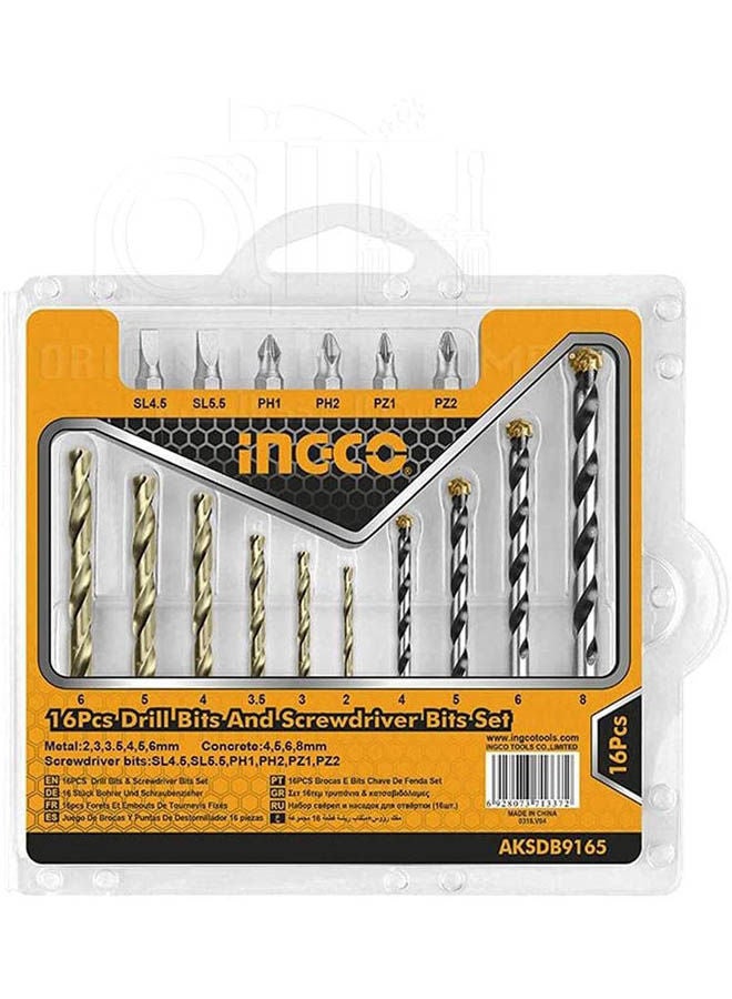 INGCO - Bits Set Blacksmith  Concrete Fidia Bits Silver - Image 1