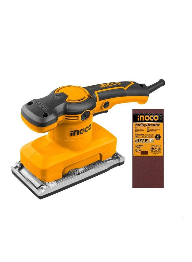 INGCO Cjsli8501 Lithium-Ion Jigsaw With Blades Set Orange 