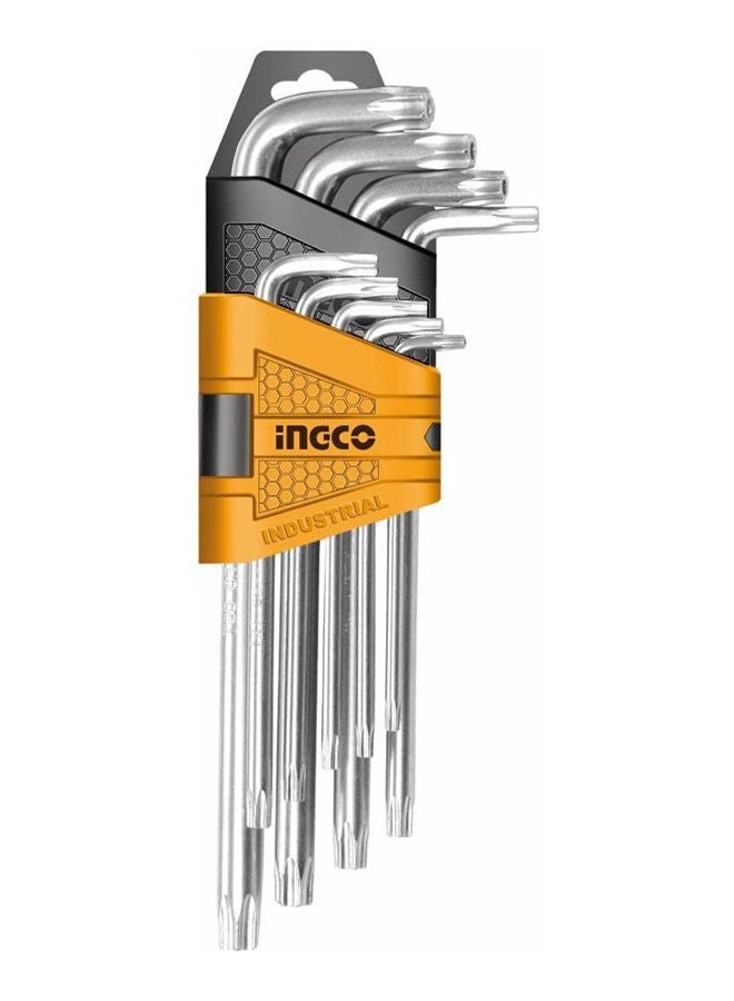 INGCO Hhk13092 Torx Key Set - 9 Piece Silver 