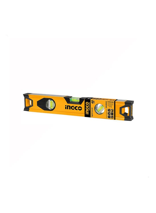 INGCO Hsl08040 Heavy Spirit Level Orange 40mm 