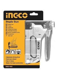 INGCO Iron Staple Gun Size 4 Multicolour 14mm 