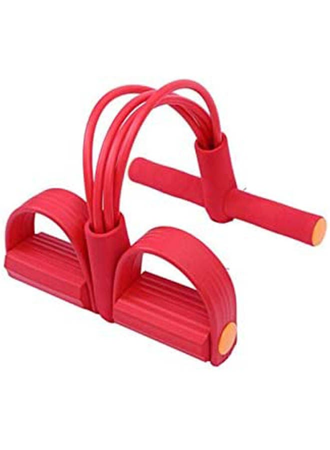 Generic Resistance Training 4 Tube Leg Exerciser Pull Rope Bands Yoga Fitness Foot Pedal Pull Ropes Sit-Up Bodybuilding Expander  - Image 2