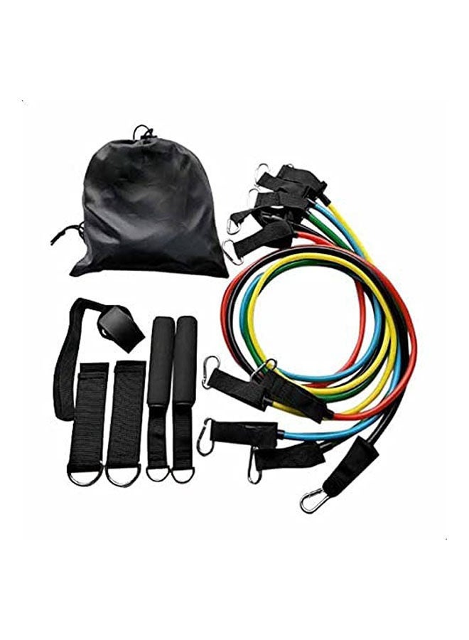 Resistance Band With Training Guide Set - 11 Pieces - Image 1