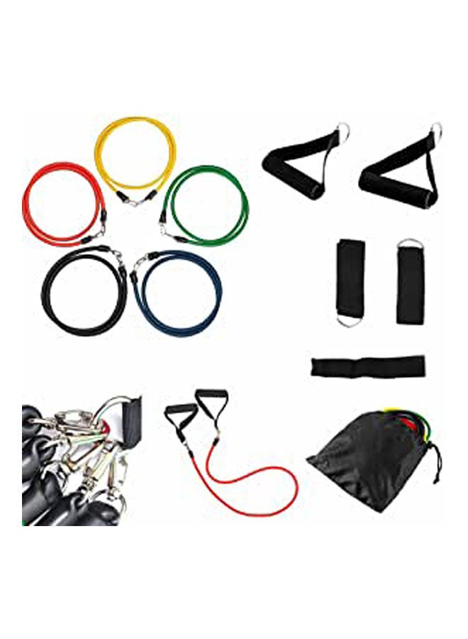 Mountain Products Resistance Band Set With Door Anchor, Ankle Strap, Exercise Chart, And Resistance Band Carrying Case - Image 1