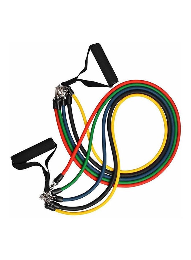 Mountain Products Resistance Band Set With Door Anchor, Ankle Strap, Exercise Chart, And Resistance Band Carrying Case - Image 2