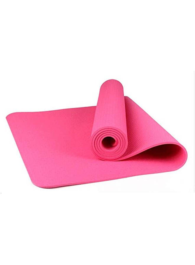 Generic Slip Resistant Non-Sticky TPE Thick Yoga Mat 6mm 