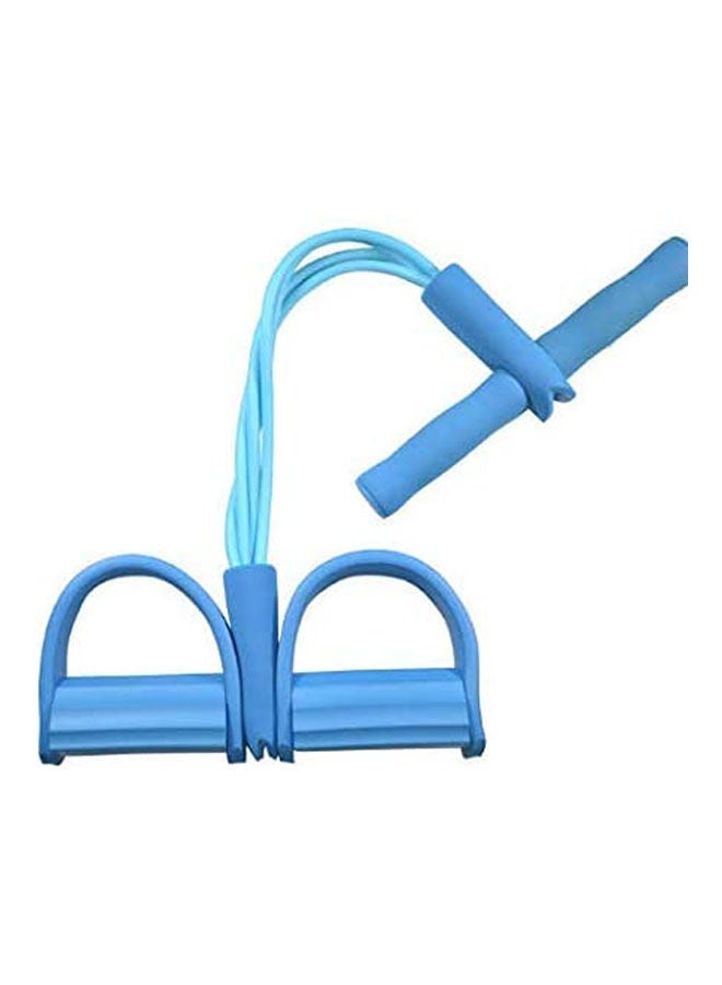 Fitness Equipment For 4-Tube Foot Pedal Pull Rope Resistance Exercise Sit-Up Yoga - Image 1