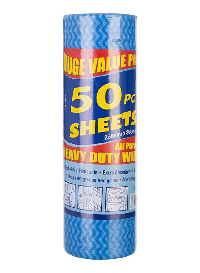 ماركة غير محددة All Purpose Wipes Blue 25x30cm  - Image 1