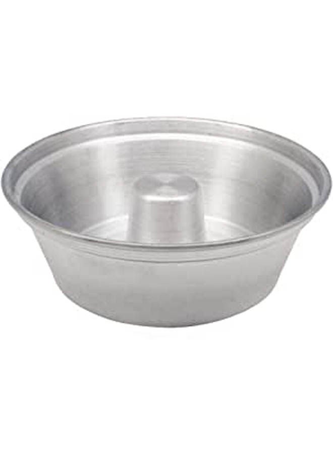 Cake Dish Round   Aluminum Silver 30cm