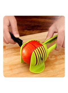 ماركة غير محددة Tomato Lemon Vegetable Slicer Cutter Green  - Image 2