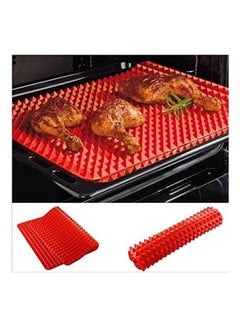 ماركة غير محددة 1Pcs Silicone Baking Mat Sheet Red  - Image 2