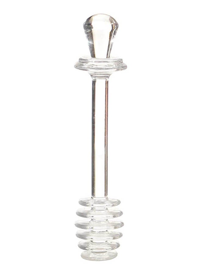 Acrylic Honey Spoon Silver - Image 1