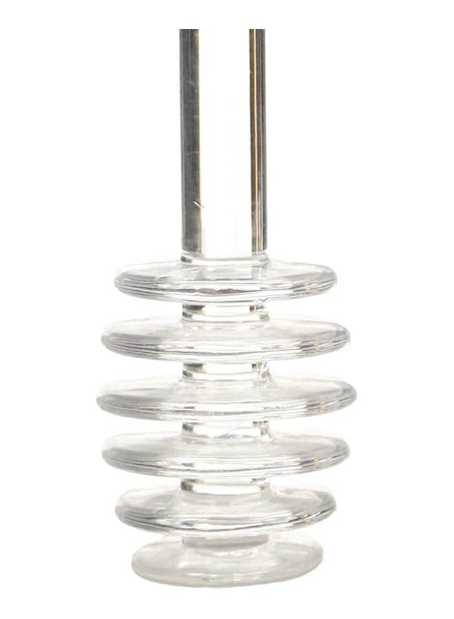Acrylic Honey Spoon Silver - Image 2
