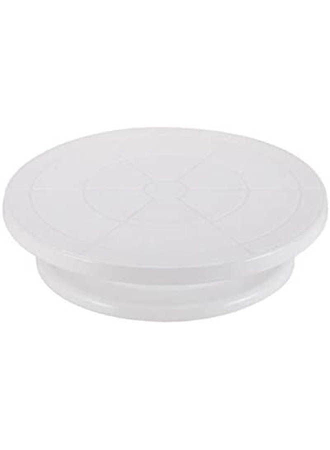 Cake Decorating Turntable Revolving Rotating Pastry White 