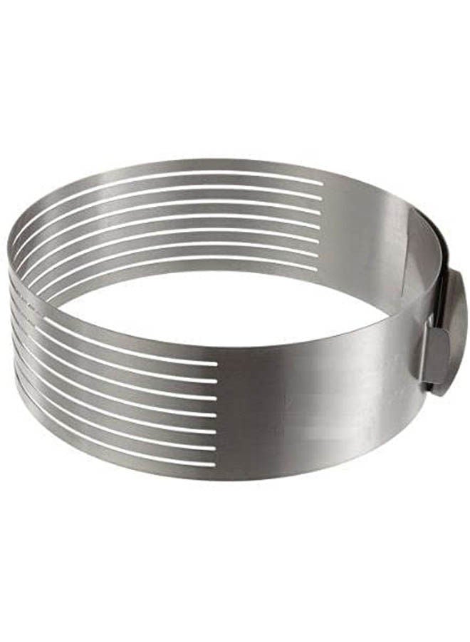 Cake Layer Slicer Ring Silver