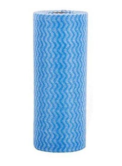 50Pcs/Roll Disposable Cleaning Towel Paper Towels Multipurpose Fabric Otp Nonwovens Blue