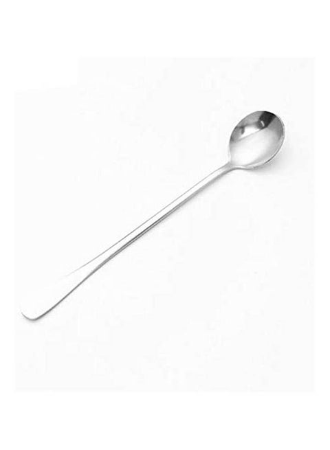 Long Handle Stainless Steel Creative Spoon Silver