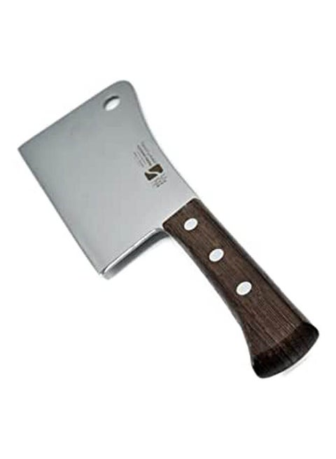 Meat Knife 38Cm With Wood Handle Brown