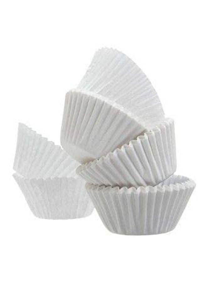 Mini Cupcake Liners White 