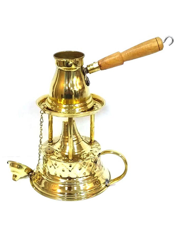 مبخرة كحول من النحاس مع وعاء 