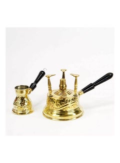 Generic Turkish Coffee Maker Spirituality With Embossed Pouf 0617YYKX04Q Gold  - Image 2
