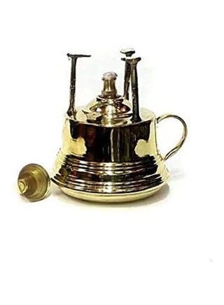 Copper Torch With Copper Handle Three Mounts And Lid To Turn It Off Gold - v1651159681/N53253020A_1