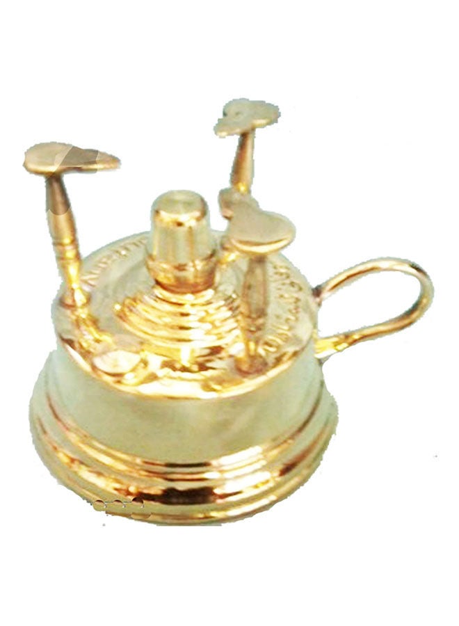 A Copper Spartan For Making Coffee With A Copper Handle Gold - Image 1