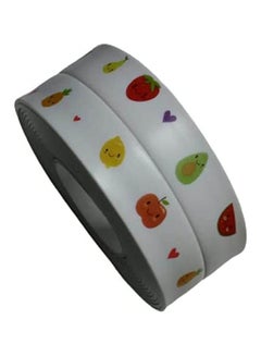 Generic Self Adhesive Anti-Bacterial Tape - Embossed With Colored Fruit Patterns Multicolour 