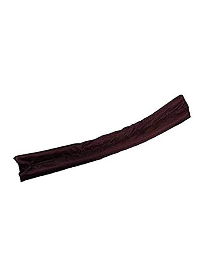 2 Pcs Twin Door Draft Dodger Guard Stopper Energy Save Window Protector Doorstop Brown 