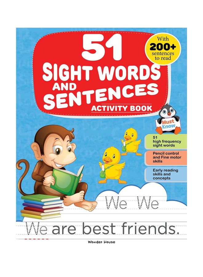 كتاب أنشطة 51 كلمة وجملة مرئية