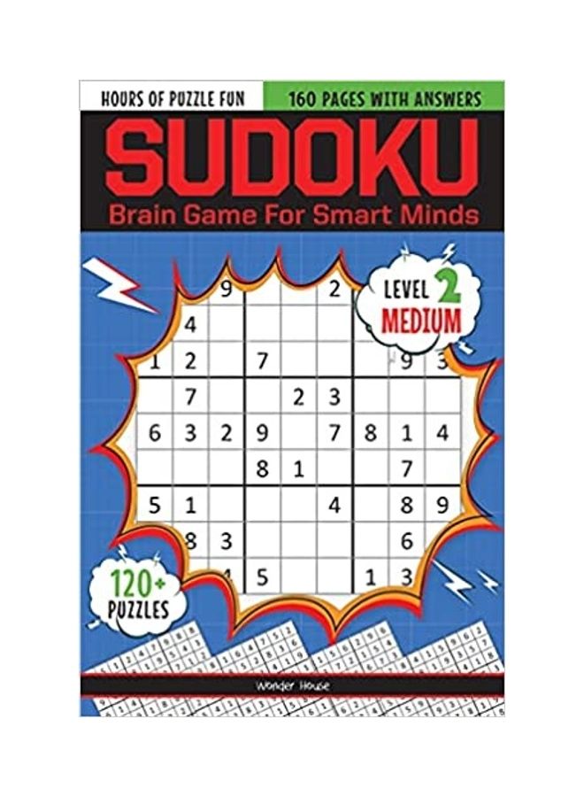 Sudoku Brain Game For Smart Minds Level 2 Paperback English by Prakash Books - 38546 