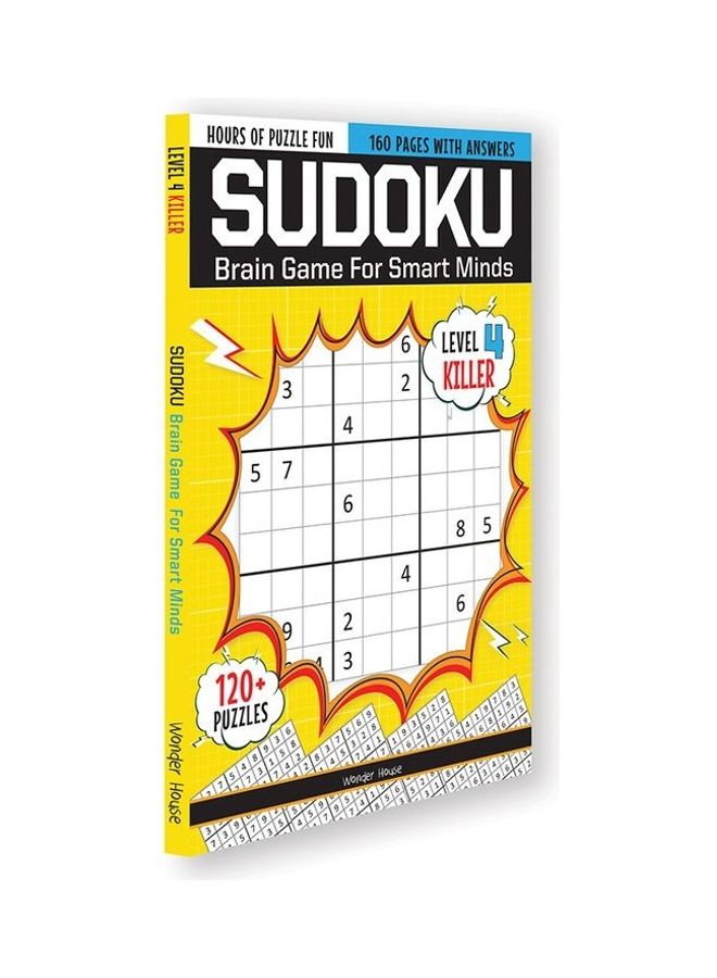 Sudoku Brain Game for Smart Minds Level 4 Paperback English by Prakash - 38546 