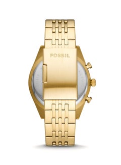 FOSSIL Men's Wilkin Multifunction Gold-Tone Stainless Steel Wrist Watch BQ2617 - 44 mm - Gold  - Image 2