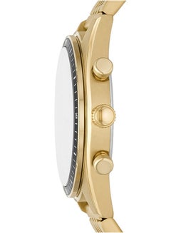 FOSSIL Men's Wilkin Multifunction Gold-Tone Stainless Steel Wrist Watch BQ2617 - 44 mm - Gold  - Image 3