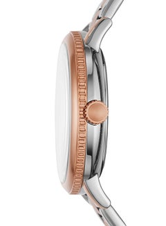 FOSSIL Men's Airlift Multifunction Two-Tone Stainless Steel Wrist Watch BQ2632 - 42 mm - Rose Gold / Silver  - Image 3