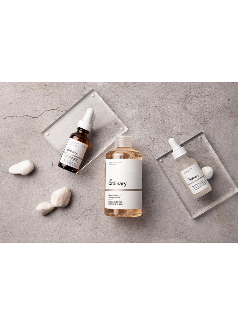 The Ordinary Pigmentation Set - Alpha Arbutin 2% + HA, Ascorbyl Tetraisopalmitate Solution 20% In Vitamin F, Glycolic Acid 7% Toning Solution 30+30+240ml  - Image 3