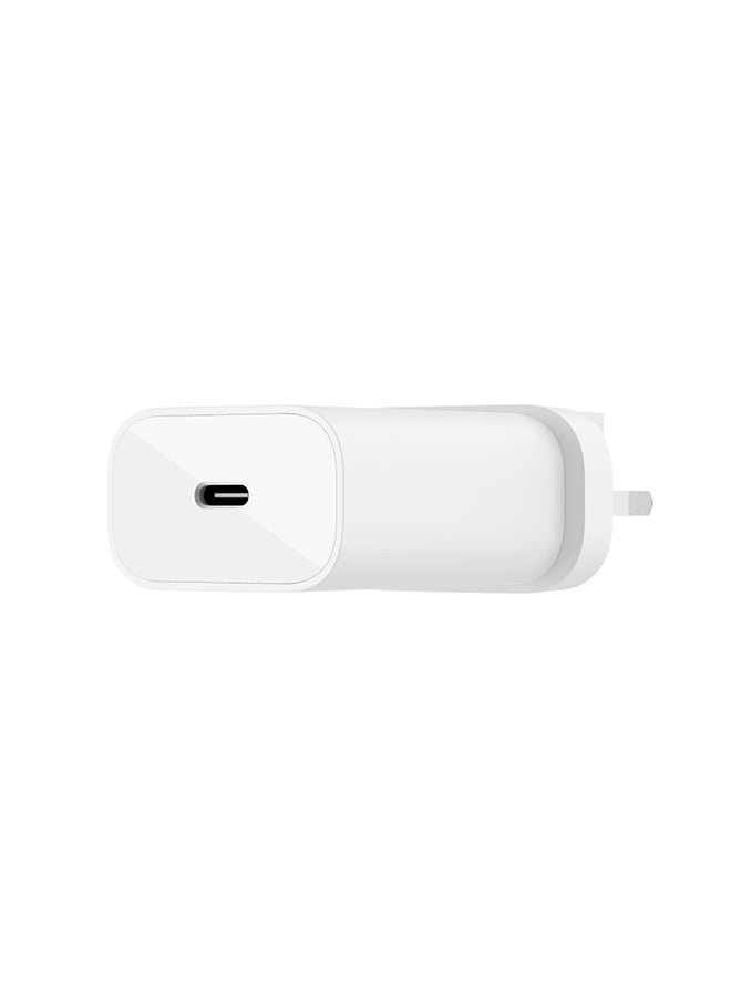 belkin Belkin BoostCharge 25W Wall Chargers with PPS (USB-C Power Delivery, Fast Charger for Samsung, Galaxy Tab, iPad and more) - USB-C to USB-C cable included White  - Image 3