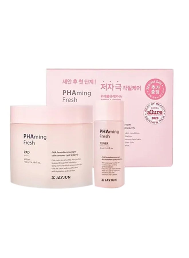 Phaming Fresh Pad Toner Set Pink