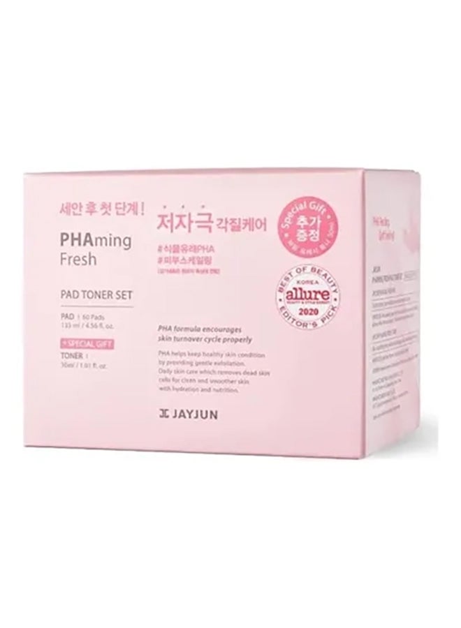 Phaming Fresh Pad Toner Set Pink
