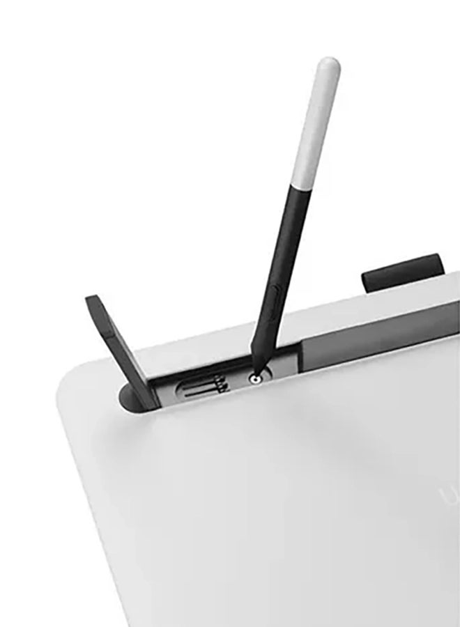 Wacom - Creative Display 13.3-inch DTC133W0B With Battery And Free Stylus Pen Flint White - Image 1