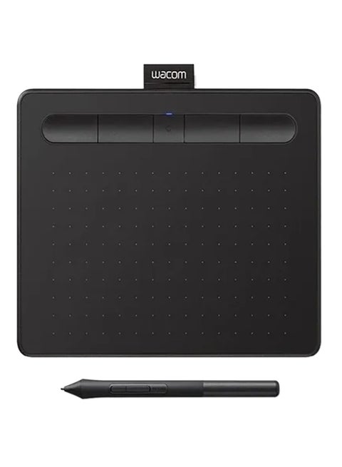Intuos Small Wireless CTL-4100WLK Tablet With Battery And Free Stylus Pen Black